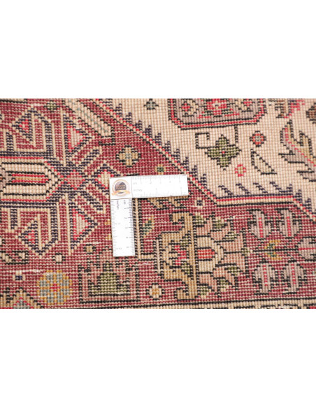 Tabriz 202x298 Cm Tabriz Persia Lana Cardata A Mano Cotone