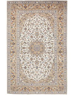 Tappeto Kashan Persia 203x317 Crema Avorio Beig