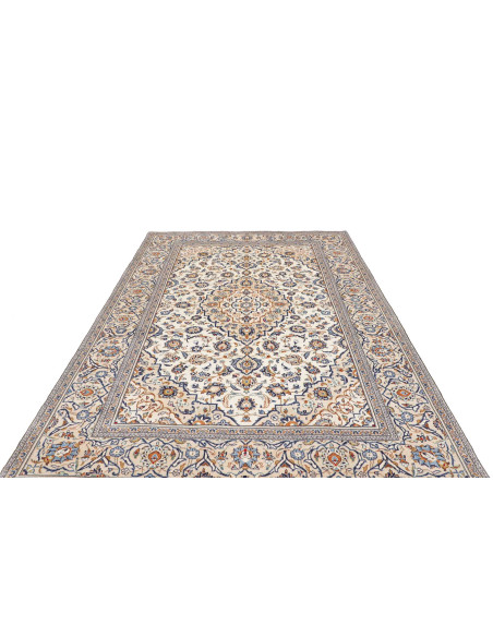 Kashan 202x303 Cm Kashan Persia Lana Cardata A Mano Cotone