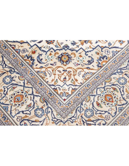 Kashan 202x303 Cm Kashan Persia Lana Cardata A Mano Cotone