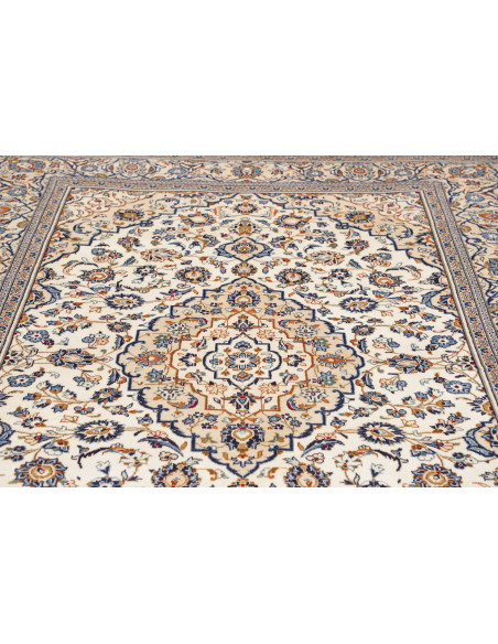 Kashan 202x303 Cm Kashan Persia Lana Cardata A Mano Cotone