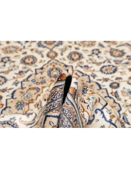 Kashan 202x303 Cm Kashan Persia Hand-carded Wool Cotton