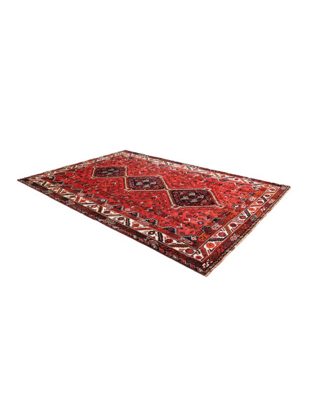 Shiraz 225x318 Cm Shiraz, Persia, Lana Cardata A Mano