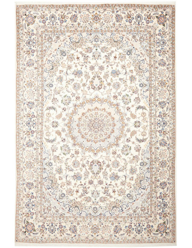 Nain 9la 200x307 Cm Nain 9la, Persia, Lana Cardata A Mano E
