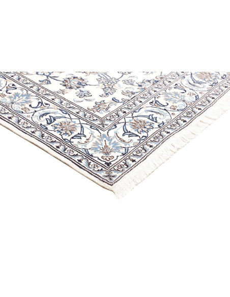 Tappeto Nain Kashmar Persia 198x200 Bianco Crem