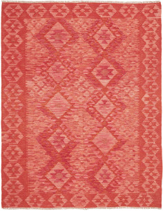 Tappeto Kilim Afghanistan 160x201 Rosso Corallo