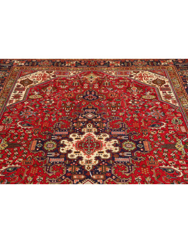 Tabriz 202x296 Cm Tabriz Persia Hand-carded Wool Cotton