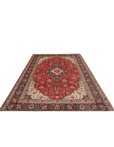 Tabriz 202x300 Cm Tabriz, Persia, Hand-carded Wool warp