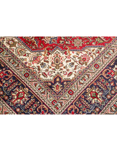 Tabriz 202x300 Cm Tabriz, Persia, Hand-carded Wool warp