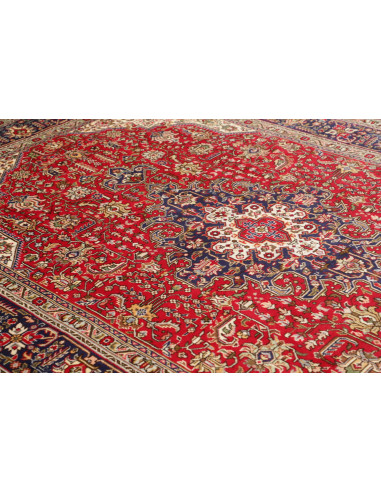 Tabriz 202x300 Cm Tabriz, Persia, Hand-carded Wool warp