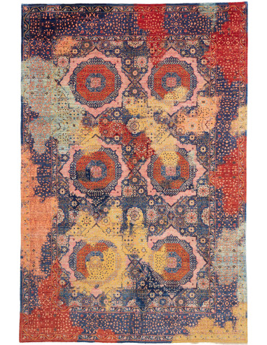 Rug Mamlouk Pakistan 200x299 Navy Blue Red Oran
