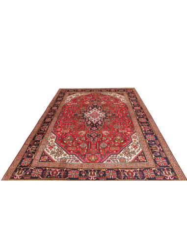 Tabriz 205x285 Cm Tabriz, Persia, Hand-carded Wool warp: