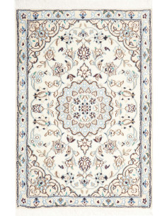 Nain 9la 68x98 Cm Nain 9la, Persia, Hand-carded Wool And