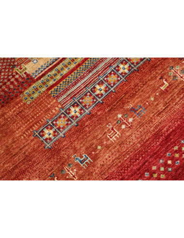 Rug Siva Pakistan 125x183 Red Terracotta Ochre