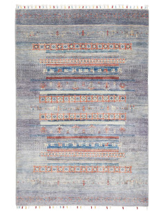Rug Siva Pakistan 123x181 Blue Lavender Grey Re