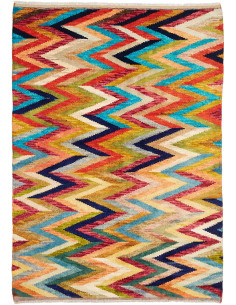 Tappeto Gabbeh Marrakech Pakistan 133x188 Rosso