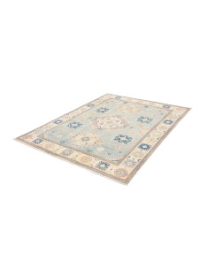 Tappeto Kazak Afghanistan 150x185 Azzurro Crema 2