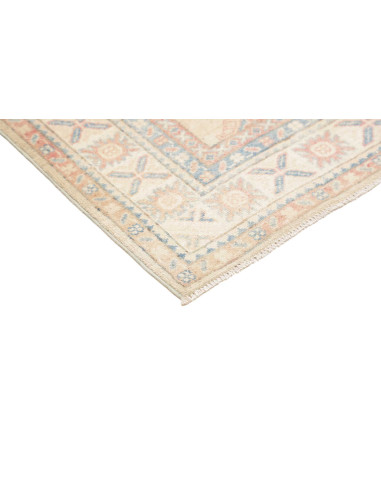 Tappeto Kazak Afghanistan 104x148 Crema Blu Pas