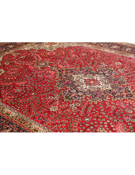Tabriz 245x344 Cm Tabriz, Persia, Lana Cardata A Mano
