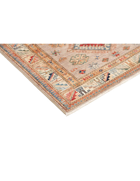 Hand Made Rug Kazak Fine Pakistan 101x148 Beige