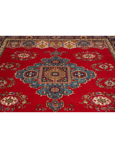 Tabriz 243x330 Cm Tabriz, Persia, Hand-carded Wool warp: