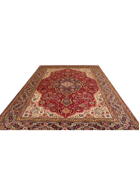 Tabriz 252x345 Cm Tabriz, Persia, Lana Cardata A Mano