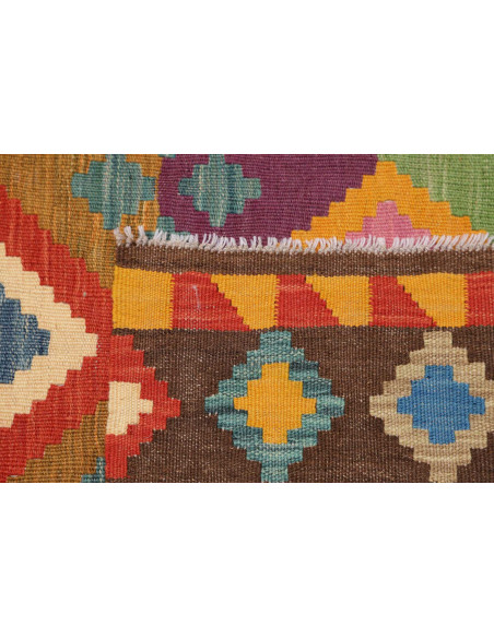 Hand Made Rug Kilim Afghanistan 126x192 Multico
