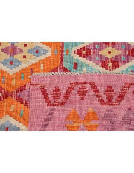 Hand Made Rug Kilim Afghanistan 123x193 Fuchsia