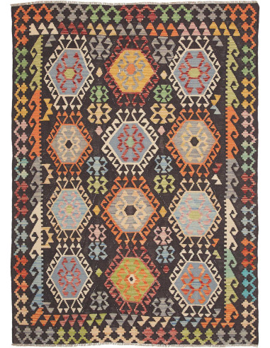 Hand Made Rug Kilim Afghanistan 151x207 Dark Br