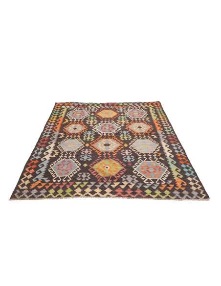 Hand Made Rug Kilim Afghanistan 151x207 Dark Br