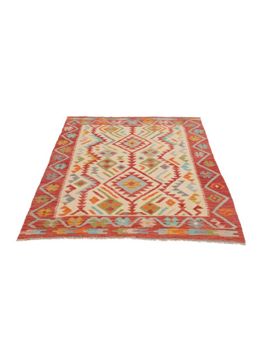 Hand Made Rug Kilim Afghanistan 123x175 Brick R
