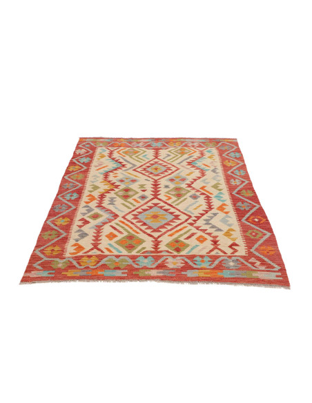 Hand Made Rug Kilim Afghanistan 123x175 Brick R
