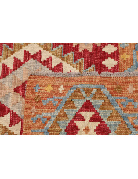 Hand Made Rug Kilim Afghanistan 120x183 Red Ora