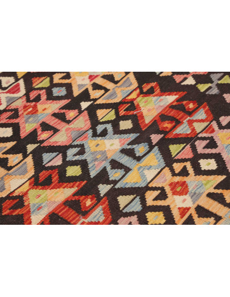 Tappeto Originale Kilim Afghanistan 119x174 Ner