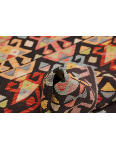 Tappeto Originale Kilim Afghanistan 119x174 Ner