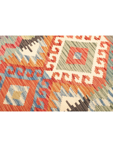 Hand Made Rug Kilim Afghanistan 124x175 Aqua Gr