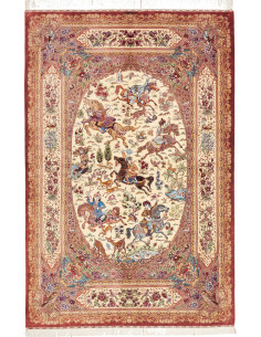Ghom Seta 131x198 Cm Ghom Seta, Persia, 100% Seta,
