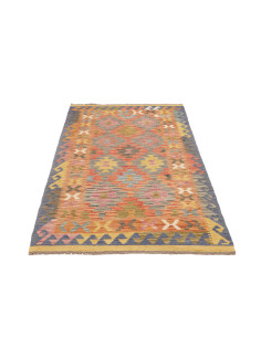 Hand Made Rug Kilim Afghanistan 100x193 Orange 2