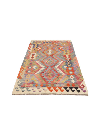 Hand Made Rug Kilim Afghanistan 103x198 Coral O