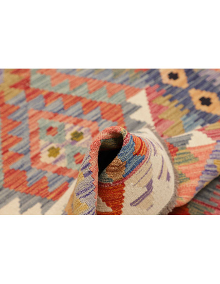 Hand Made Rug Kilim Afghanistan 103x198 Coral O