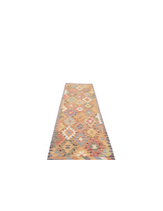 Tappeto Originale Kilim Afghanistan 82x299 Gial 2