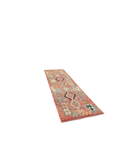 Hand Made Rug Kilim Afghanistan 85x304 Orange T