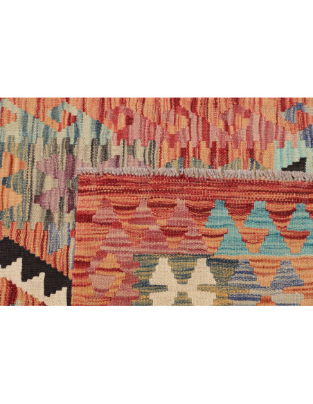 Hand Made Rug Kilim Afghanistan 85x304 Orange T
