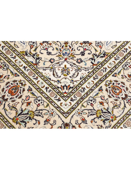 Tappeto Originale Kashan Persia 200x295 Bianco