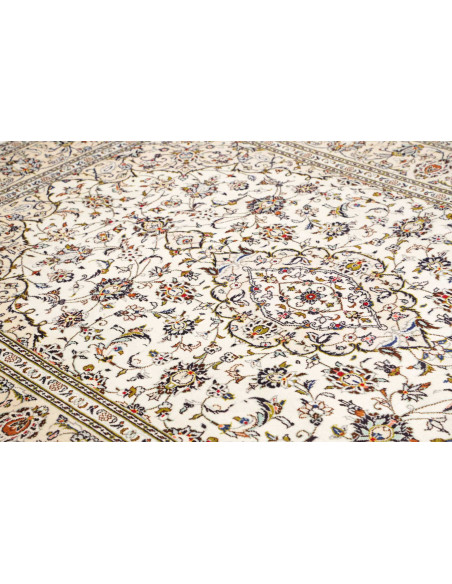 Tappeto Originale Kashan Persia 200x295 Bianco