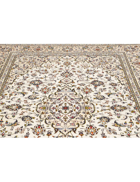 Tappeto Originale Kashan Persia 200x295 Bianco