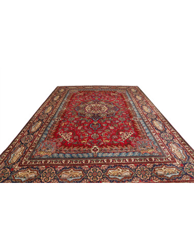 Tabriz 302x398 Cm Tabriz, Persia, Lana Cardata A Mano