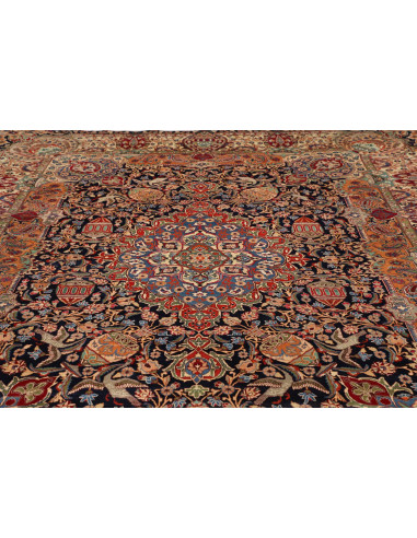 Tappeto Originale Kashmar Persia 300x400 Blu No