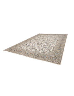Tappeto Originale Kashan Persia 308x430 Bianco 2