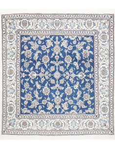 Hand Made Rug Nain Kashmar Persia 196x210 Blue